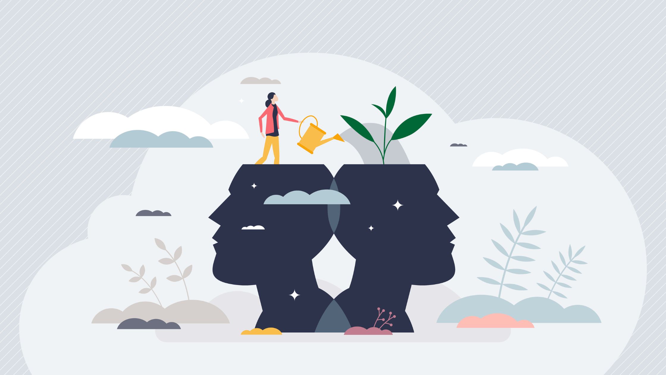 mind growth and development infographic